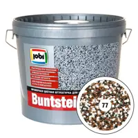 Мраморная штукатурка 2 мм JOBI BuntsteinPutz Готовый № 77 20 кг