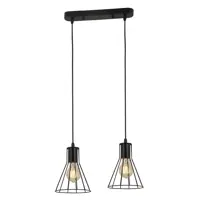 Светильник подвесной IMEX MD.6135-2-P BK 2 лампы 5 м² цвет черный