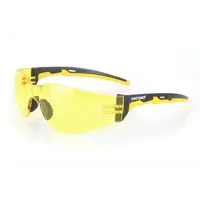 Очки защитные открытые РОСОМЗ О15 HAMMER ACTIVE CONTRAST StrongGlass 11557-5 желтые с защитой от запотевания и царапин