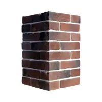 Угловой камень искусственный White Hills Лондон Брик темно-коричневый 2.46 м.п.