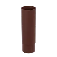 Труба водосточная круглая Вегасток ⌀90мм 1м коричневый