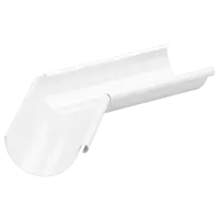 Угол желоба внутренний Вегасток ⌀125мм 135° белый