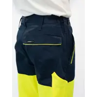 Брюки повышенной видимости Delta Plus PHPA2JMGT, цвет флуоресцентный желтый/синий, размер L (48-50), рост (172/180)