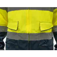 Куртка повышенной видимости Delta Plus PHVE2JMXX, цвет флуоресцентный желтый/синий, размер XXL