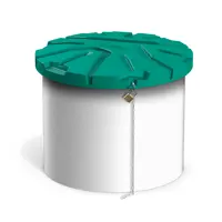 Крышка для колодца Роса-2 Polimer Group 126см зелёная