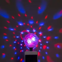 Проектор светодиодный LUAZON LIGHTING 5254650 Двойной диско-шар, с выключателем