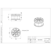 Колодец кабельный с крышкой Ruwel КОД 780 черный