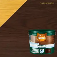 Пропитка для защиты дерева Pinotex Universal 2 в 1 палисандр 2.5 л