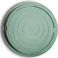 Люк колодца Техпласт 630мм зеленый