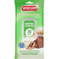 Влажные салфетки UNICUM 305426 для кожаных изделий