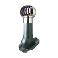 Турбодефлектор Polivent TD160 НСТ утепленный Н500 для кровельного профнастила 20 мм цвет серый