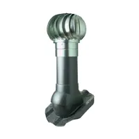 Турбодефлектор Polivent TD160 ОЦ утепленный Н500 для кровельного профнастила 20 мм цвет серый