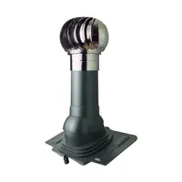 Турбодефлектор Polivent TD160 НСТ утепленный Н500 универсальный цвет серый