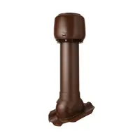 Колпак Polivent Н700 с вентиляционным выходом для кровельного профнастила 20 мм цвет коричневый