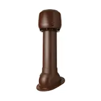 Колпак Polivent Н700 с вентиляционным выходом для скатной кровли цвет коричневый