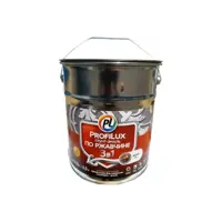 Грунт-эмаль по ржавчине 3 в 1 Profilux Н0000004991 полуматовый цвет белый 5 кг