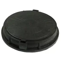 Люк колодца Сималенд 760мм черный