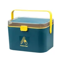 Аптечка Solmax SM97222 27.7x21x19.4 см пластик цвет зеленый