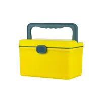 Аптечка Solmax SM97226 27x18.5x17.5 см пластик цвет желтый