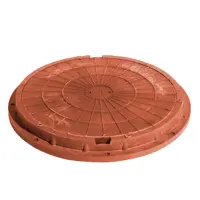 Люк колодца Новая Эра ⌀740мм 60мм красный