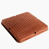 Люк колодца Новая Эра 650x650мм красный