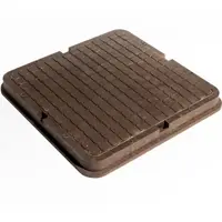 Люк колодца Новая Эра 650x650мм коричневый