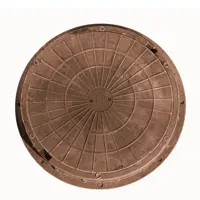 Люк колодца Новая Эра ⌀740мм 90мм коричневый