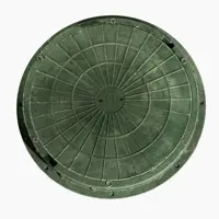 Люк колодца Новая Эра ⌀740мм 90мм зеленый