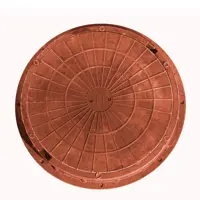 Люк колодца Новая Эра ⌀740мм 90мм красный