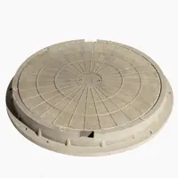 Люк колодца Новая Эра ⌀740мм 90мм серый