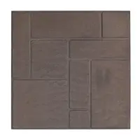 Тротуарная плитка Композит 54 330x330x35мм коричневый