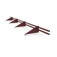 Снегозадержатель трубчатый Snegos 25x1500см RAL 6005