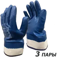 Перчатки хлопчатобумажные Master-Pro Буровик-3, размер 10/XL обливные