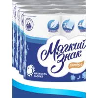 Туалетная бумага Мягкий знак Г-С73 4 рулона