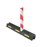 Делиниатор резиновый КР-1.0-1 с крепл. под парус ОСН. часть (ГП) в комплекте с столбиком сигнальным