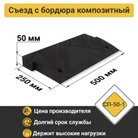 Съезд с бордюра КОМПОЗИТ СП-50-1 основная часть