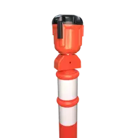 Вытяжная лента для ограждения Солдатик тип 3 красно-белая 9м