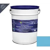 Жидкая кровля Кровелин Про Металл Полимерпромкраска 10кг весеннее небо