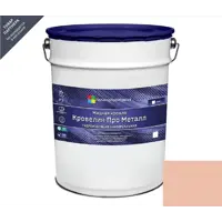 Жидкая кровля Кровелин Про Металл Полимерпромкраска 10кг нежный персик