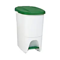 Контейнер 40 л Denox пластик цвет белый зеленый