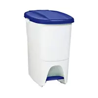 Контейнер 40 л Denox пластик цвет белый синий