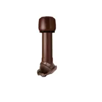 Колпак Polivent D160 с вентиляционным выходом утепленным Н700 для кровельного профнастила С-21 мм цвет коричневый