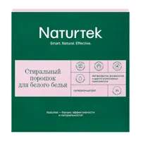 Порошок концентрированный для стирки белого белья NATURTEK 1 кг