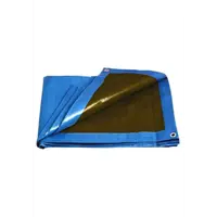 Тент с люверсами укрывной МТ-Пак Торг Тарпаулин 6x8м синий 150г/м²