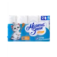 Бумажное полотенце Мягкий знак Г-С80 4 шт