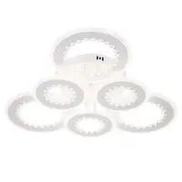 Люстра потолочная светодиодная Escada 10233_6led с пультом управления 45 м² регулируемый белый свет цвет белый