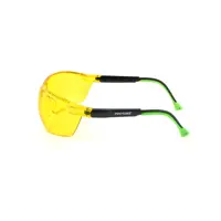 Очки защитные открытые без обтюратора Росомз 17857 желтые с защитой от запотевания, с устойчивостью к царапинам