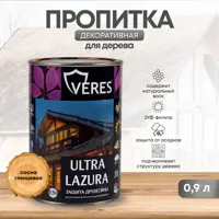 Декоративно-защитная пропитка VERES 42036 Ультра лазура № 2 сосна 0.9 л