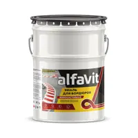 Эмаль для бордюров Альфа Alfavit 211805 цвет желтый 7 кг