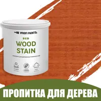 Пропитка для дерева с воском для наружных работ Profipaints Eco Wood Stain 0.9л Рябина